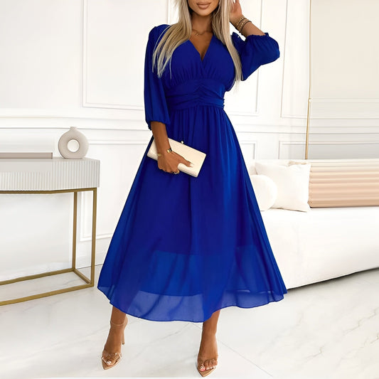 Rosita - Vestido de chiffon ligero y sedoso