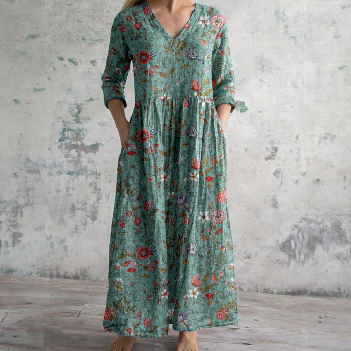 Elianna – Vestido Elegante Floral