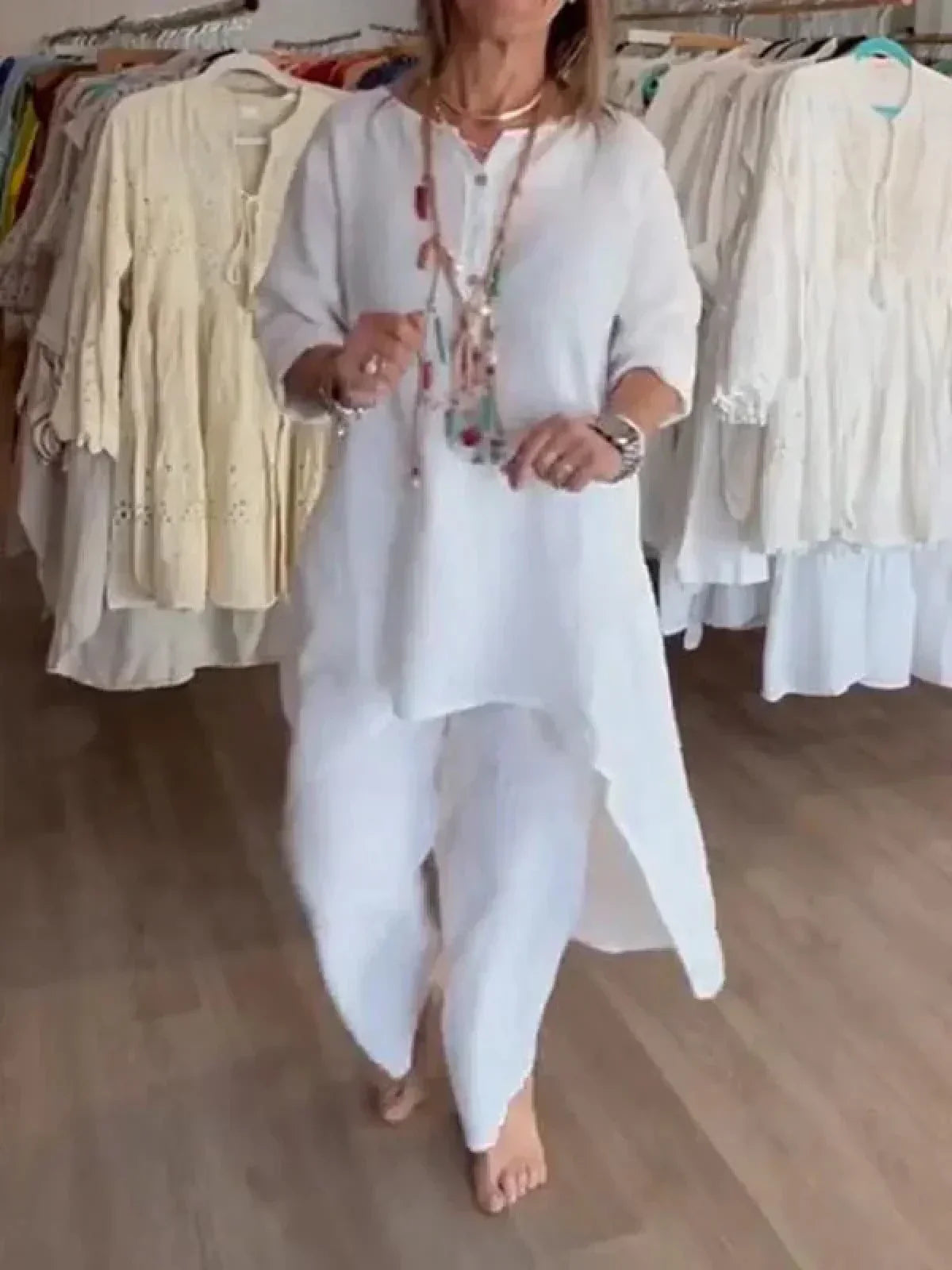 Marie - Set de pantalón sofisticado