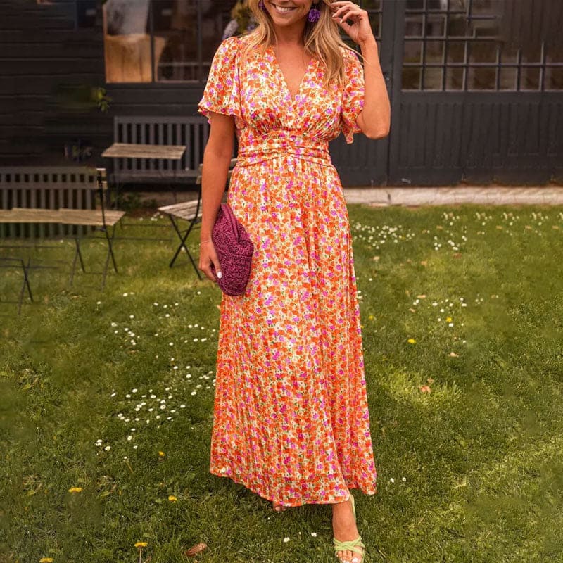 Naomi - Vestido de mujer con escote en V