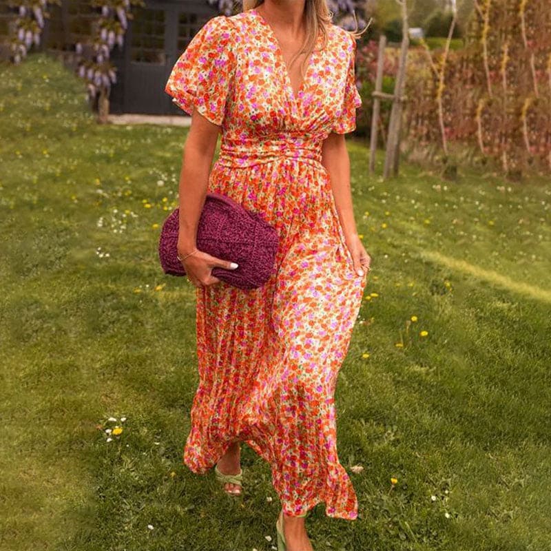 Naomi - Vestido de mujer con escote en V
