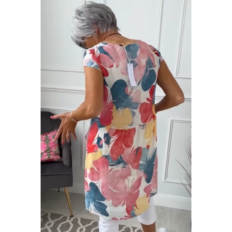 Anita - Elegante vestido con escote redondo