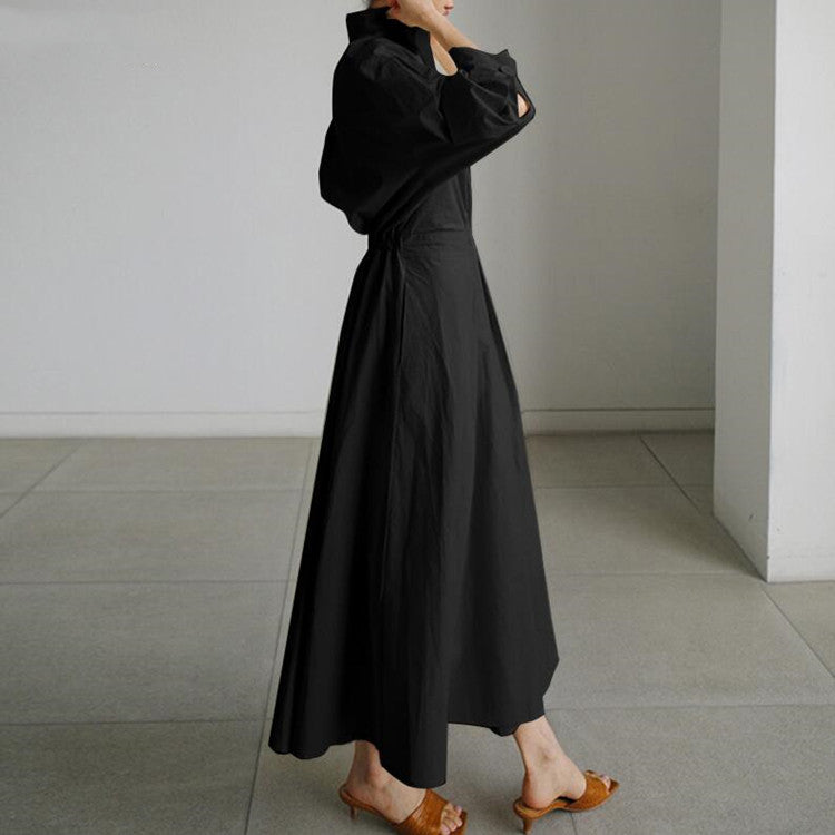 Esther - Elegante Vestido Camisero de Algodón para Primavera