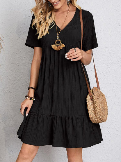 Annemarie - Vestido Elegante con Cobertura para el Abdomen