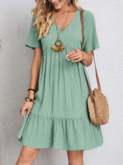 Annemarie - Vestido Elegante con Cobertura para el Abdomen