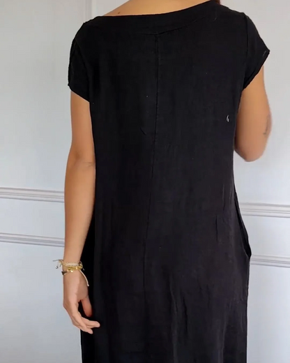 Letizia - Vestido casual de algodón